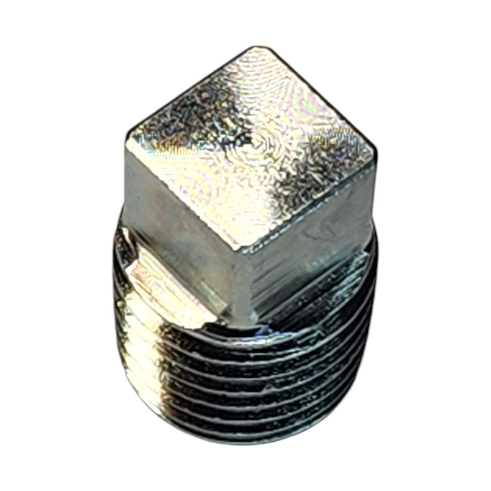 Male NPT Square Head Plug 1/4" Hydraulic Fitting