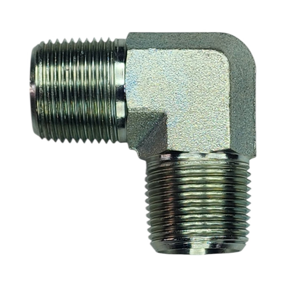 Male NPT 3/4" to Male NPT 3/4" 90 Deg Elbow Hydraulic Fitting