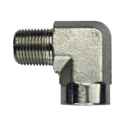 Male NPT 3/8" to Female NPT 3/8" 90 Degree Elbow Hydraulic Fitting