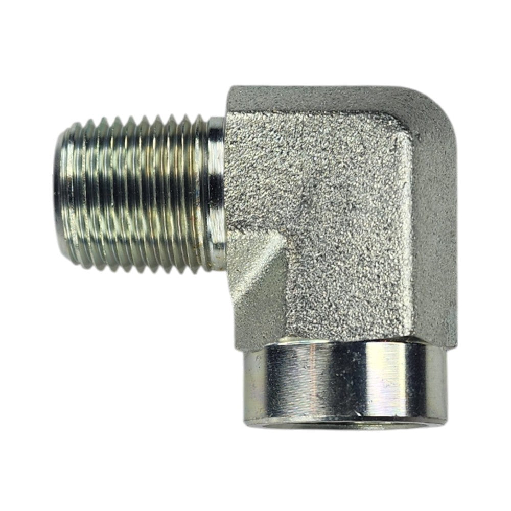 Male NPT 1/2" to Female NPT 1/2" 90 Degree Elbow Hydraulic Fitting
