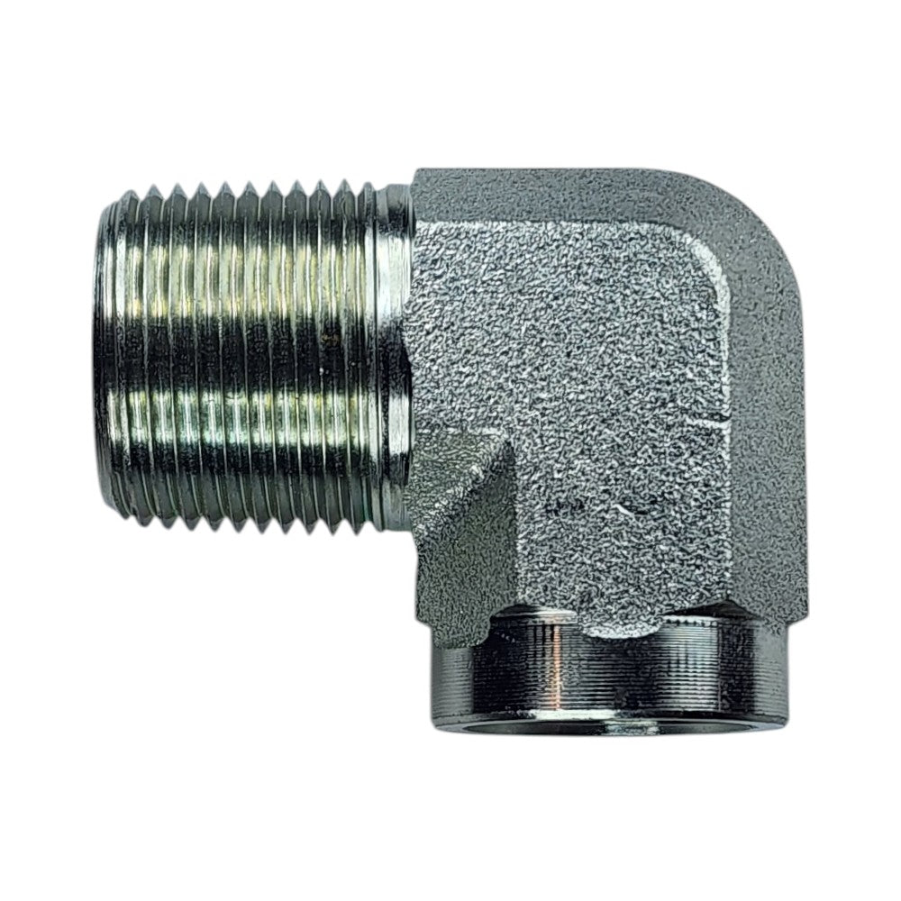 Male NPT 1" to Female NPT 3/4" 90 Degree Elbow Hydraulic Fitting