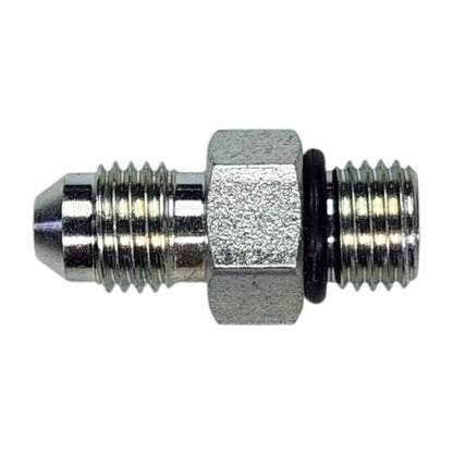 Male JIC 1/4" to Male O-Ring Boss 1/4" Straight Hydraulic Fitting