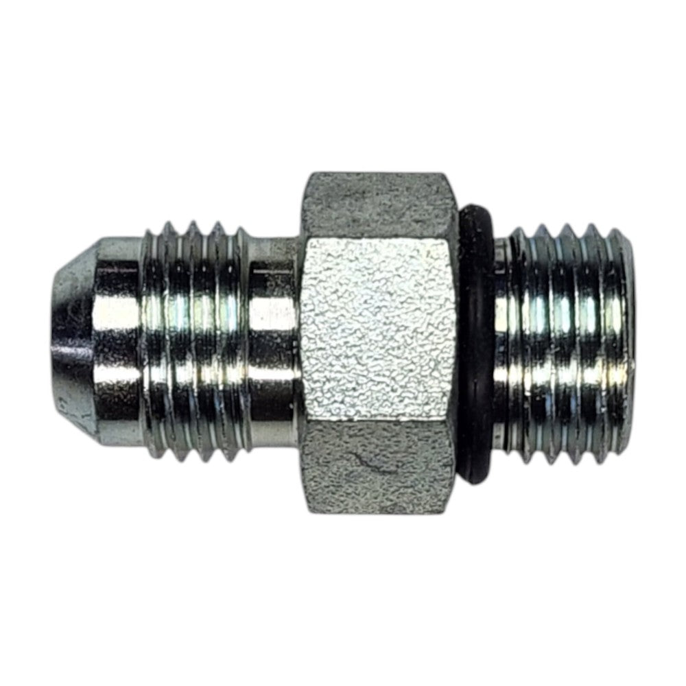 Male JIC 3/8" to Male O-Ring Boss 3/8" Straight Hydraulic Fitting