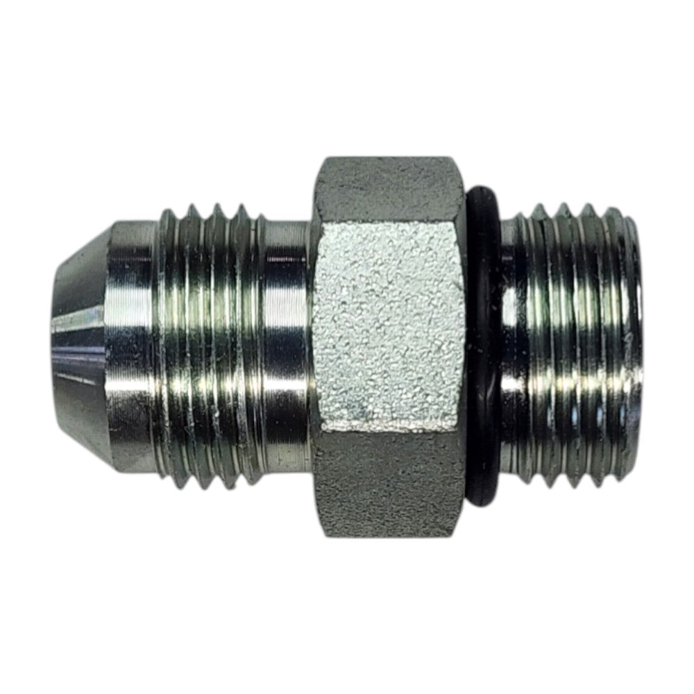 Male JIC 1/2" to Male O-Ring Boss 1/2" Straight Hydraulic Fitting