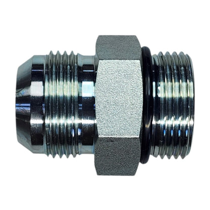 Male JIC 1" to Male O-Ring Boss 1" Straight Hydraulic Fitting