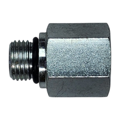 Male O-Ring Boss 3/8" to Female NPT 3/8" Straight Hydraulic Fitting