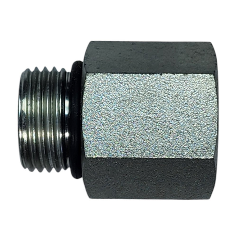 Male O-Ring Boss 5/8" to Female NPT 1/2" Straight Hydraulic Fitting