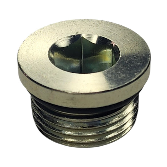 O-Ring Boss Male Hex Plug Hydraulic Fitting View A