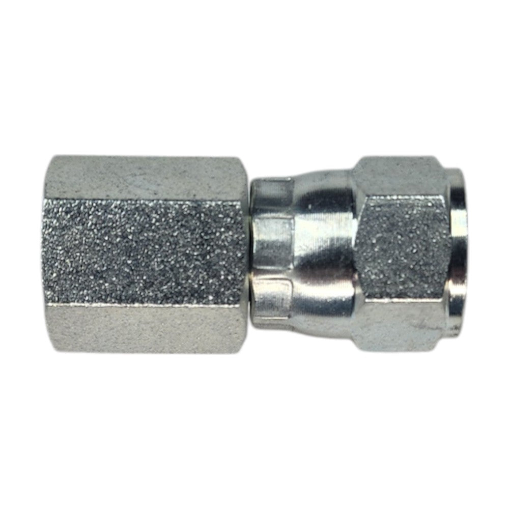 Female NPT 1/8" to Female JIC Swivel 1/4" Straight Hydraulic Fitting