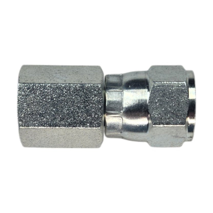 Female NPT 1/8" to Female JIC Swivel 1/4" Straight Hydraulic Fitting