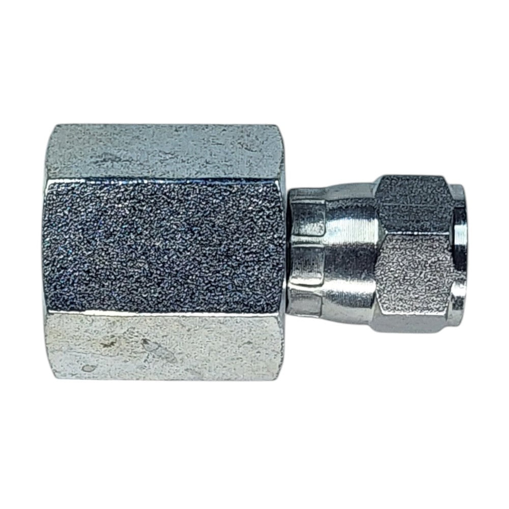 Female NPT 3/8" to Female JIC Swivel 1/4" Straight Hydraulic Fitting