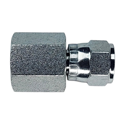 Female NPT 3/8" to Female JIC Swivel 3/8" Straight Hydraulic Fitting