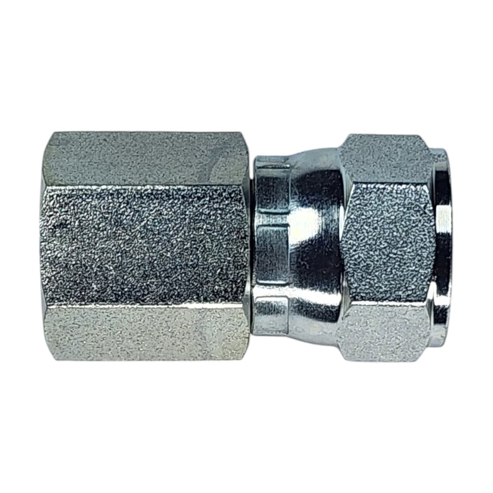 Female NPT 3/8" to Female JIC Swivel 1/2" Straight Hydraulic Fitting
