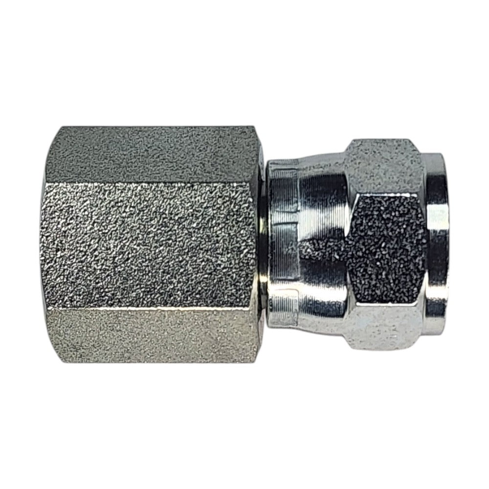 Female NPT 1/2" to Female JIC Swivel 5/8" Straight Hydraulic Fitting
