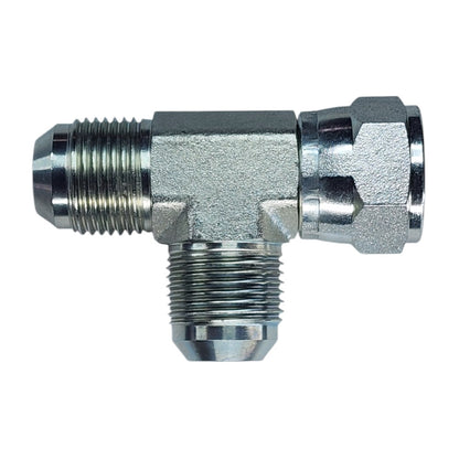 Male JIC 3/4" to Female JIC Swivel 3/4" to Male JIC 3/4" Tee Hydraulic Fitting 
