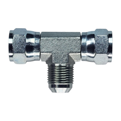 Female JIC Swivel to Female JIC Swivel to Male JIC Tee