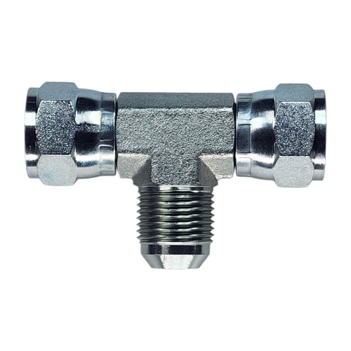 Female JIC Swivel to Female JIC Swivel to Male JIC Tee