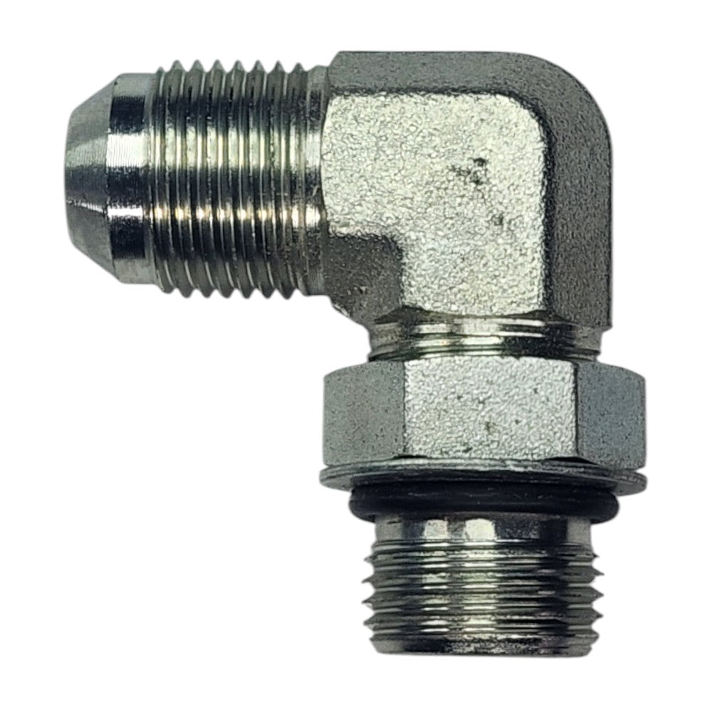 JIC Male 1/2" to O-Ring Boss Male 1/2" 90 Degree Elbow Hydraulic Fitting 