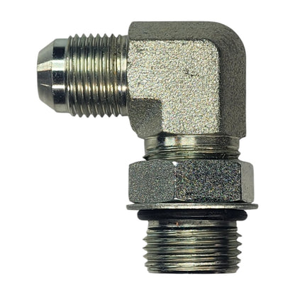 JIC Male 1/2" to O-Ring Boss Male 5/8" 90 Degree Elbow Hydraulic Fitting 