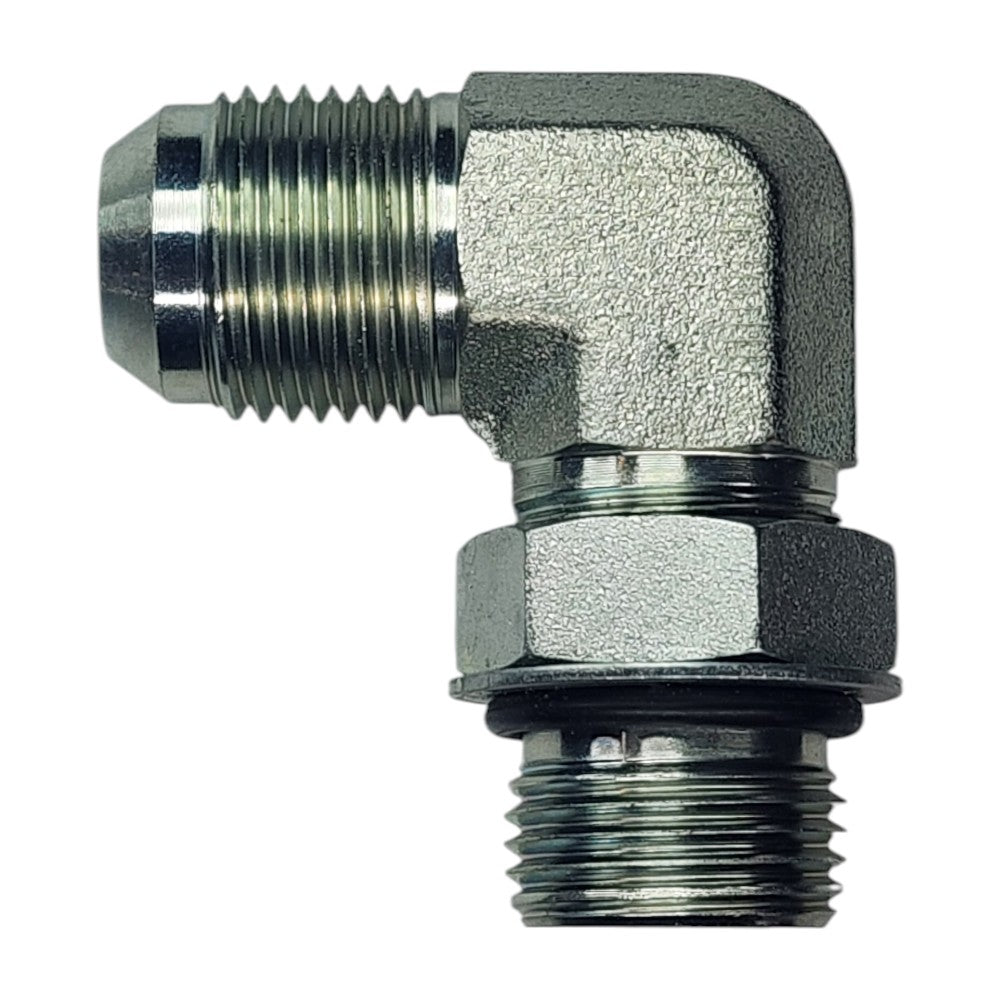 JIC Male 5/8" to O-Ring Boss Male 5/8" 90 Degree Elbow Hydraulic Fitting 