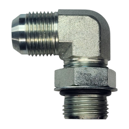JIC Male 3/4" to O-Ring Boss Male 3/4" 90 Degree Elbow Hydraulic Fitting 