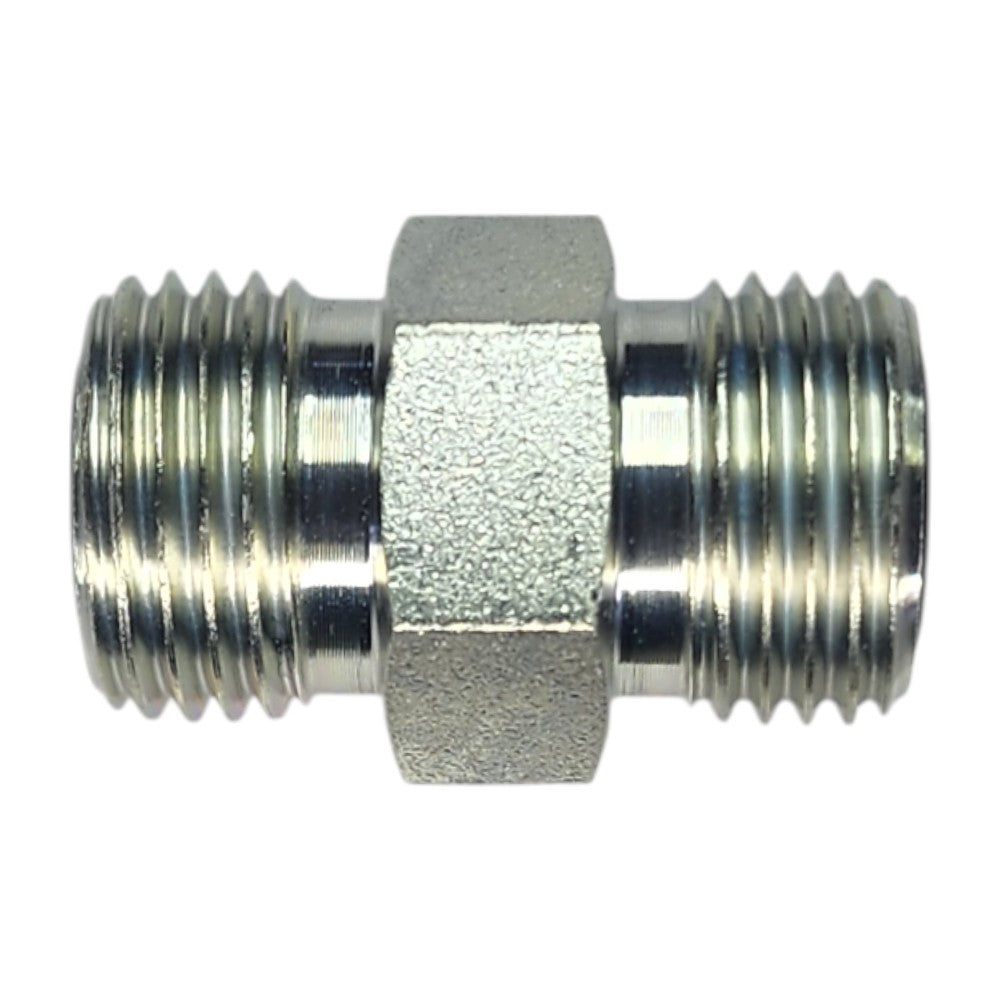 O-Ring Face Seal 3/8" to O-Ring Face Seal 3/8" Straight Hydraulic Fitting