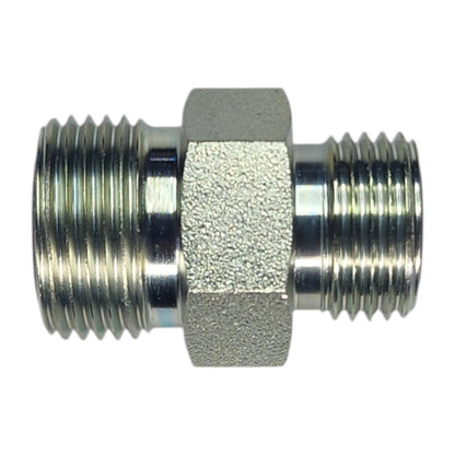 O-Ring Face Seal 1/2" to O-Ring Face Seal 3/8" Straight Hydraulic Fitting