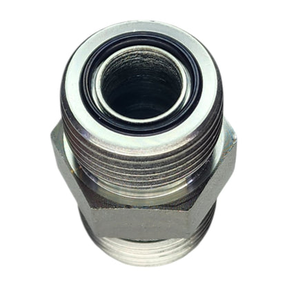 O-Ring Face Seal to O-Ring Face Seal Straight Fitting View B