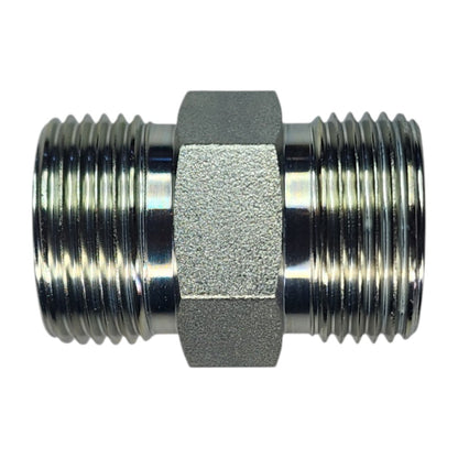 O-Ring Face Seal 3/4" to O-Ring Face Seal 3/4" Straight Hydraulic Fitting