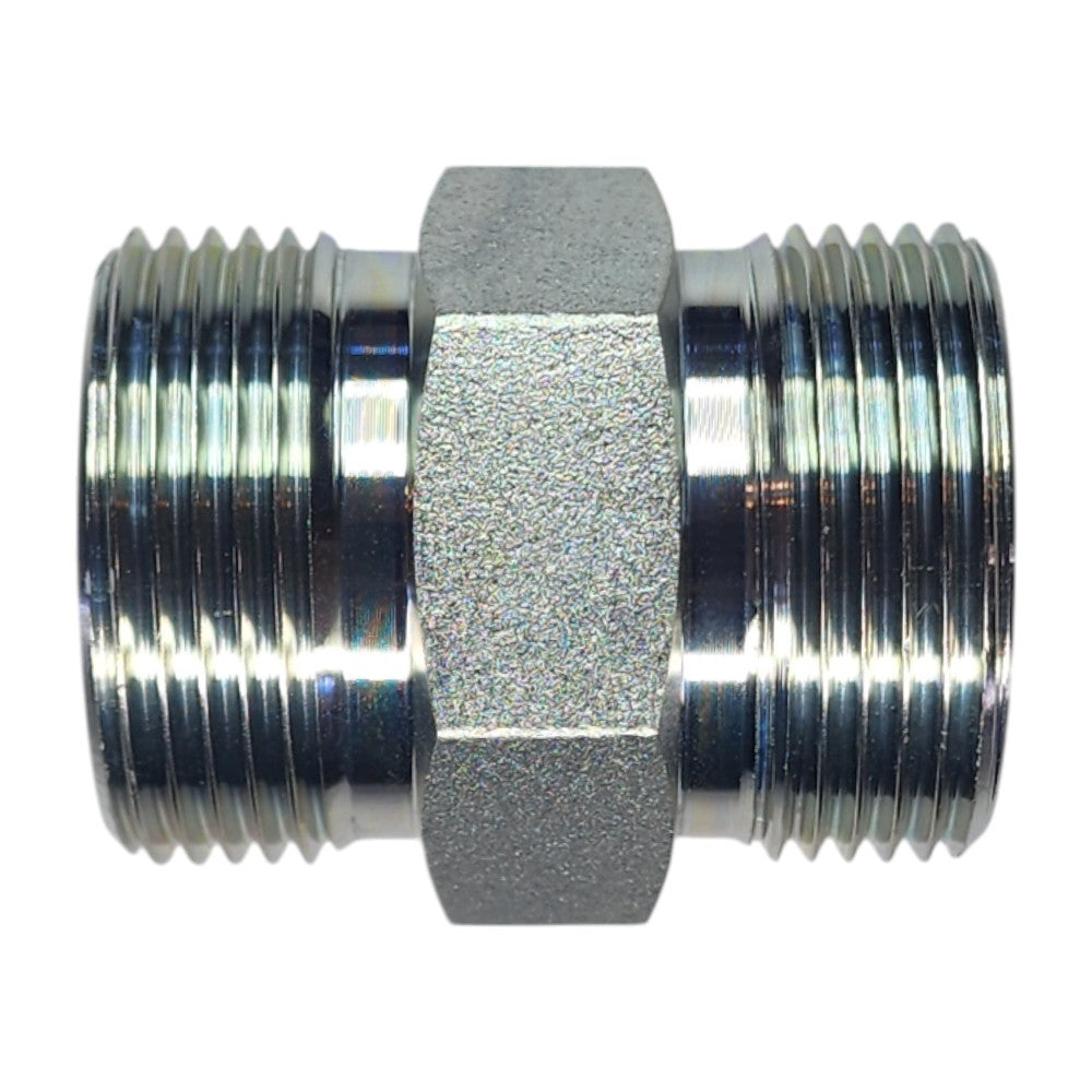 O-Ring Face Seal 1" to O-Ring Face Seal 1" Straight Hydraulic Fitting
