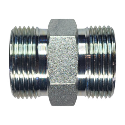O-Ring Face Seal 1" to O-Ring Face Seal 1" Straight Hydraulic Fitting