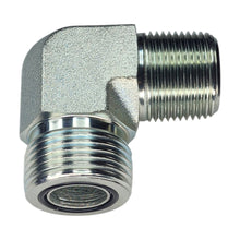 Load image into Gallery viewer, Male O-Ring Face Seal to Male NPT 90 Deg Elbow View B
