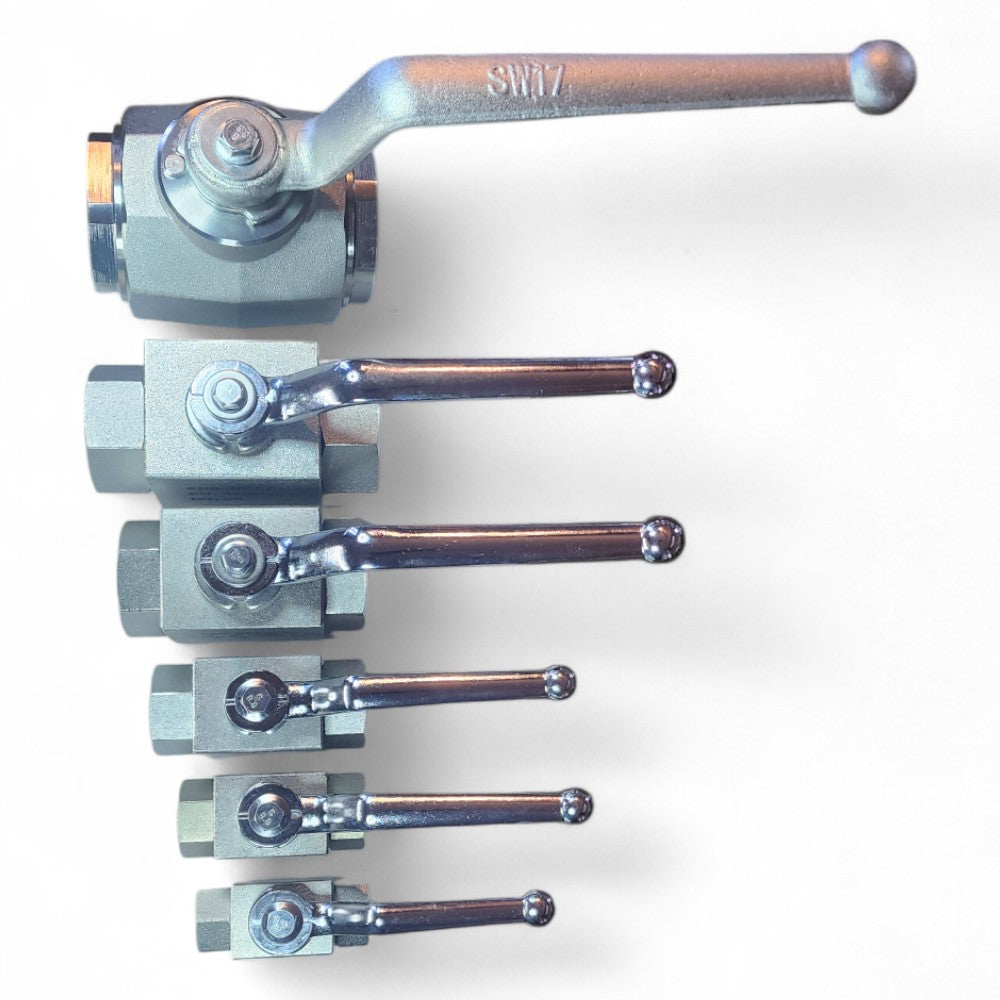 High Pressure Ball valves all models View B