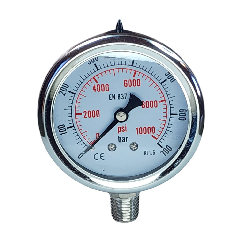 Hydraulic Pressure Gauge with Bottom Port