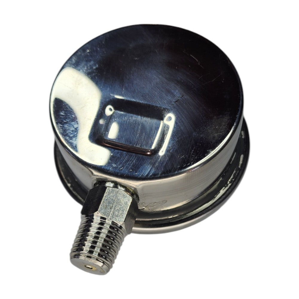 Hydraulic Pressure Gauge with Bottom Port View B