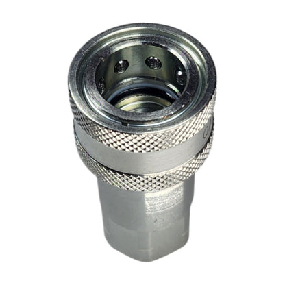 ISO 7241A Female Quick Coupler with 3/8" NPT Female Port Hydraulic Fitting