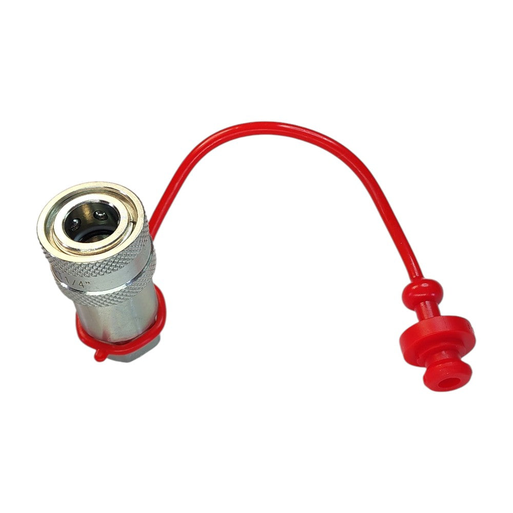 Rubber dust plug for QAF series 1/4" ISO 7241A quick couplers 