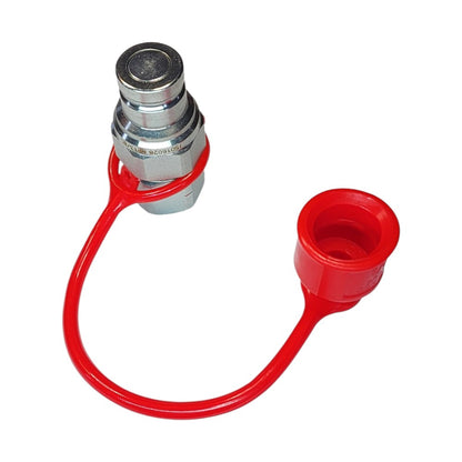 Rubber dust cap for QFM 3/8" Male flat face quick couplers ISO 16028
