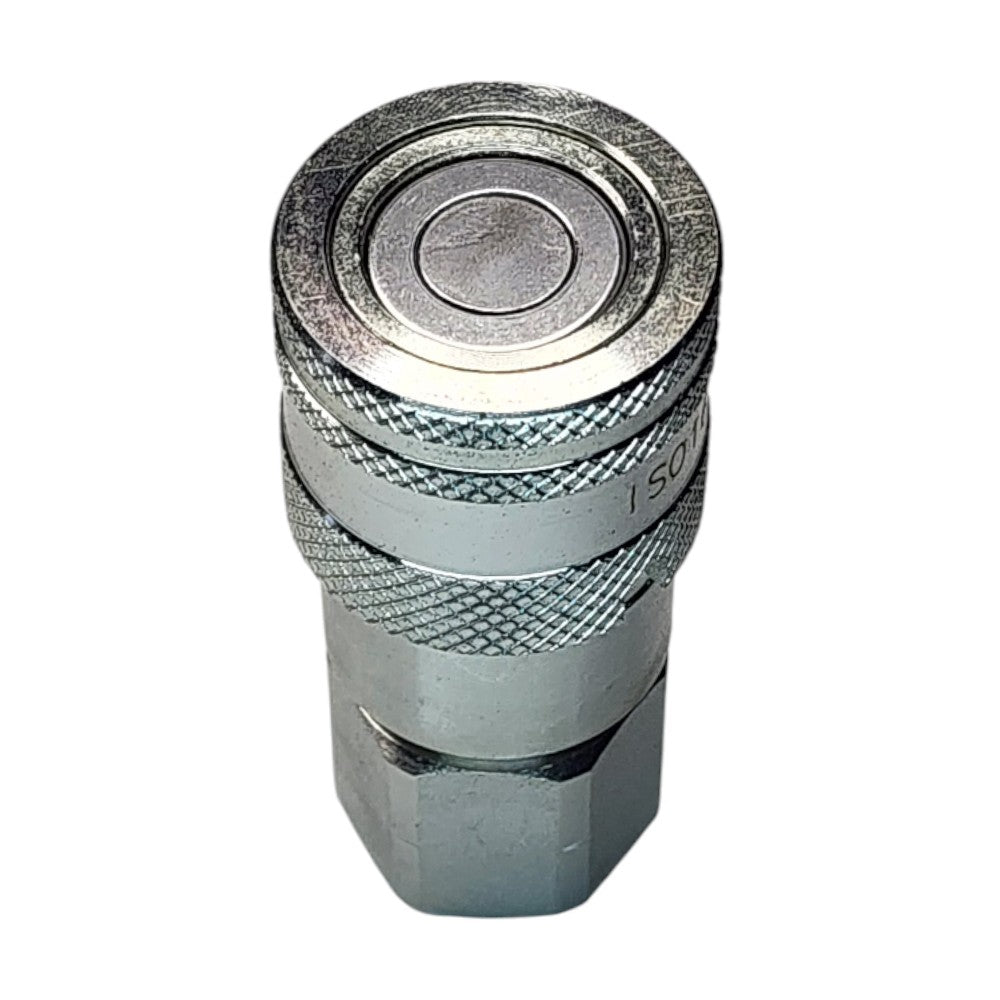 ISO 16028 Female Quick Coupler with 1/4" NPT Female Port Hydraulic Fitting