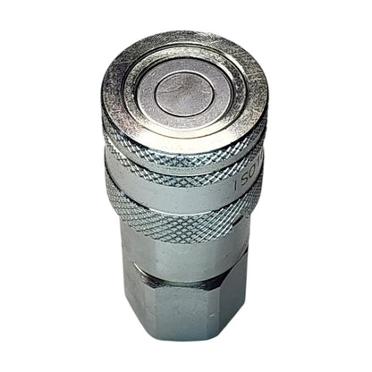 ISO 16028 Female Quick Coupler with 1/4" NPT Female Port Hydraulic Fitting