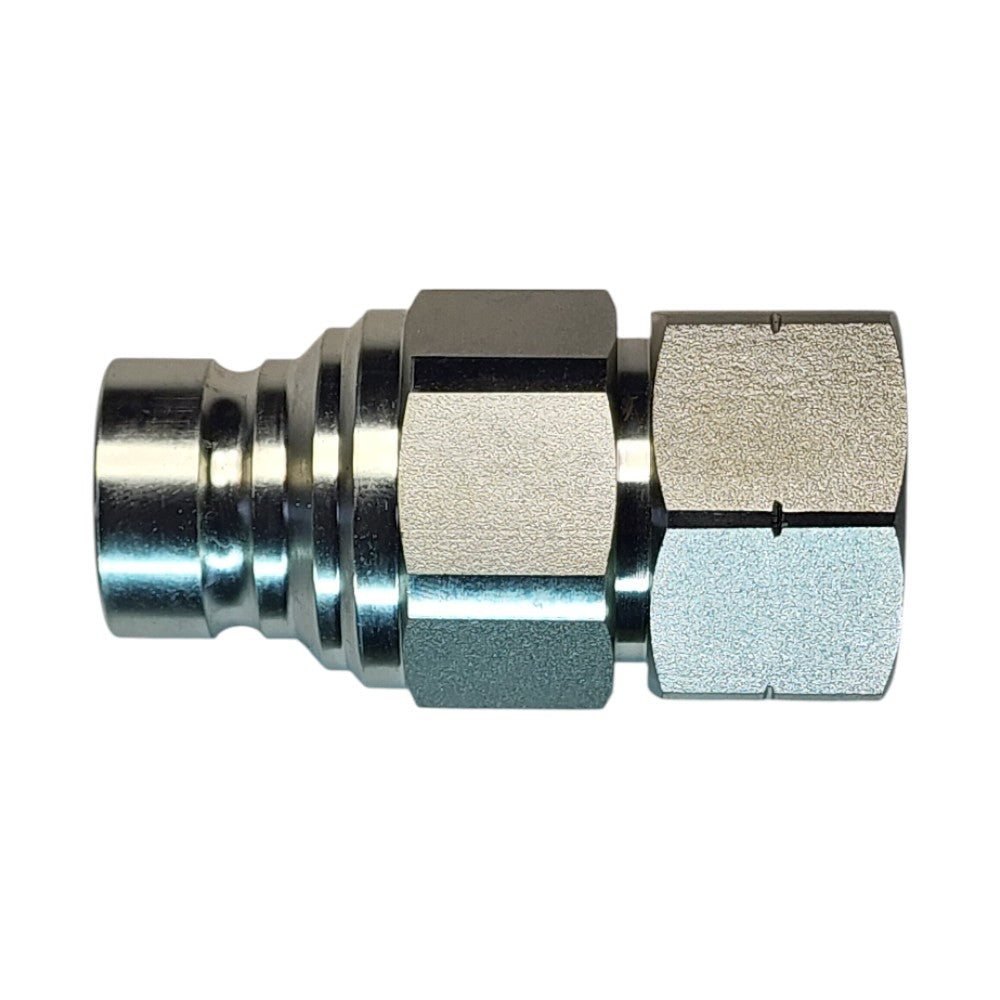 ISO 16028 Male Quick Coupler with NPT Female Port Hydraulic Fitting View B