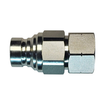 ISO 16028 Male Quick Coupler with NPT Female Port Hydraulic Fitting View B