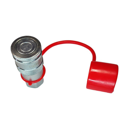 Rubber dust cap for QFF 3/8" Female flat face quick couplers ISO 16028