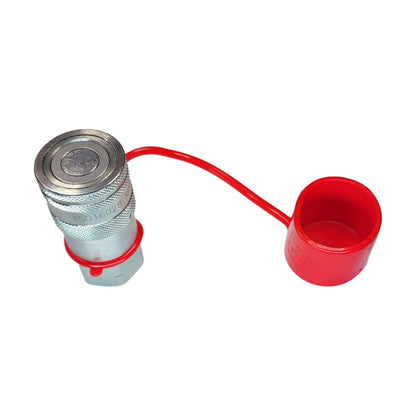 Rubber dust cap for QFF 1/2" Female flat face quick couplers ISO 16028