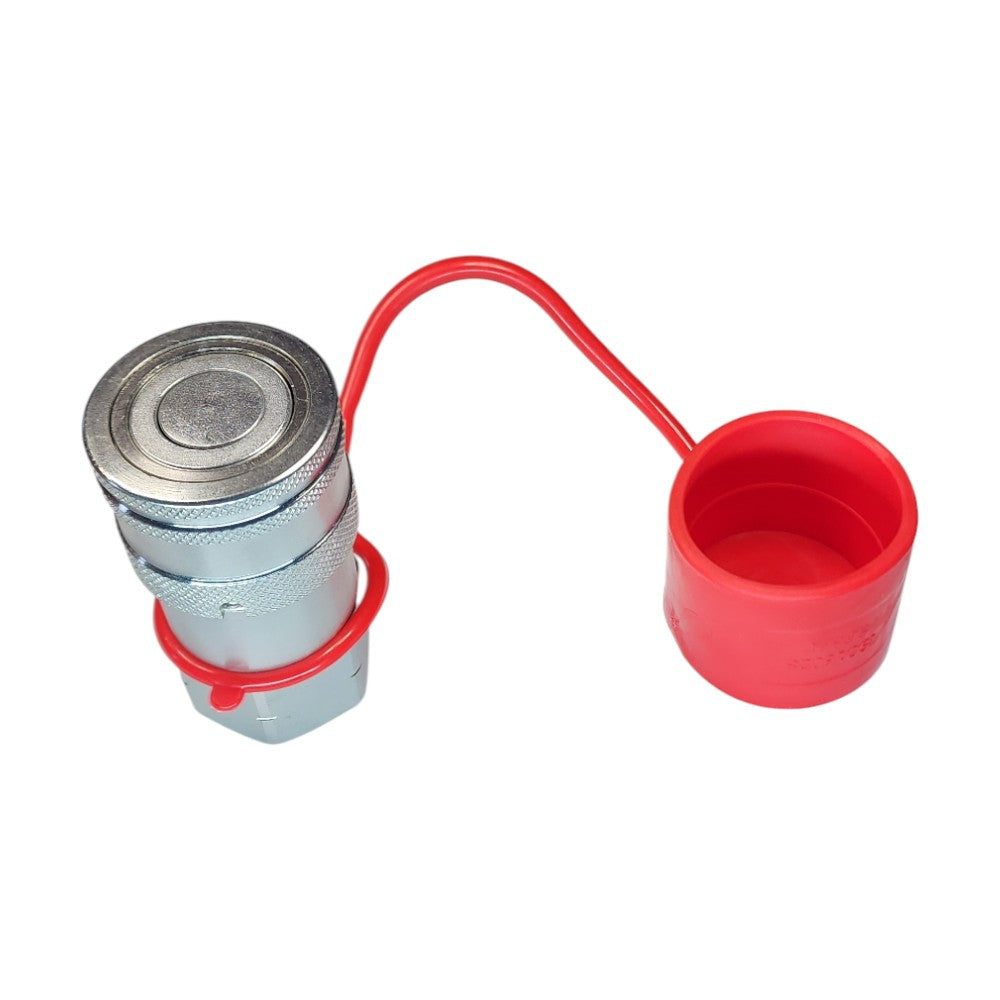 Rubber dust cap for QFF 3/4" Female flat face quick couplers ISO 16028